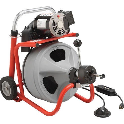 Professional Ridgid drum drain-cleaning machine