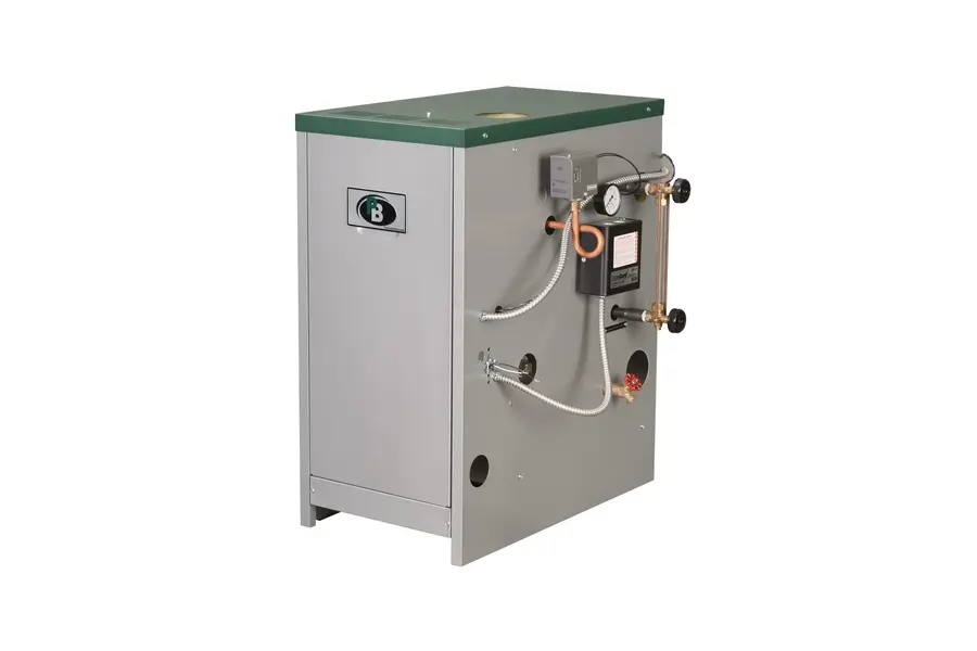 Peerless cast-iron steam boiler